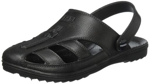 TRUSCO(トラスコ)制電サンダルMブラックANS-M-BK