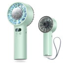 携帯扇風機ハンディファン【2025年モデル&-25°C瞬間冷却】冷感プレート手持ち扇風機ミニファン12枚羽根6000mAh大容量軽量強力静音1~100無階段風量USB-C充電式卓上扇風機小型ポータブル冷却ス…