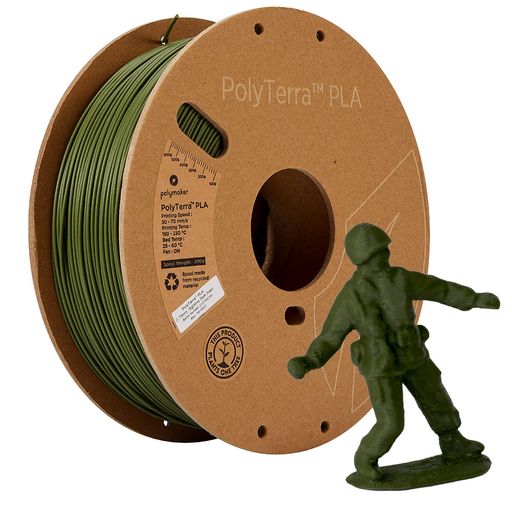 ポリメーカー(Polymaker)3Dプリンタ―用フィラメントPolyTerraPLA1.75mm径1000gArmyDarkGreen