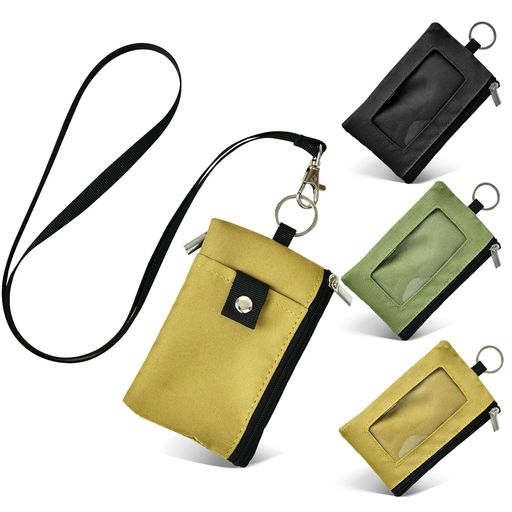 Wasennパスケース小銭入れ小さい首から下げる子供用財布男の子ネックストラップ付き小銭ケースコインケ..