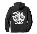 PICKACARD–手品魔術師マジシャンの格言パーカー(4)