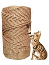 S.fields.incサイザルロープ猫爪研ぎ爪とぎ麻縄麻紐キャットタワー修理リペアロープ50m(5mm)