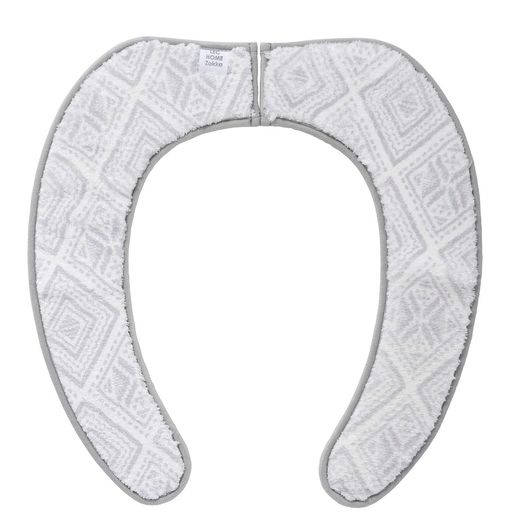 レックぴたQ吸着べんざシートもこふわ(キリム・グレー)洗濯OKのせるだけ