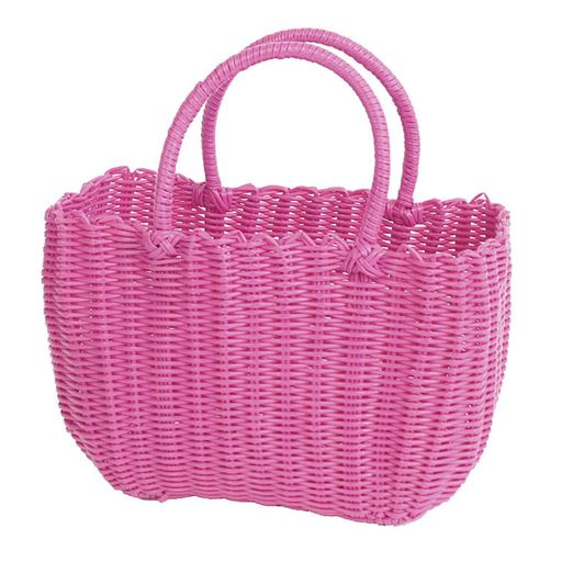 村田屋ビニール製カゴバッグP.Pチェリーバッグ9671