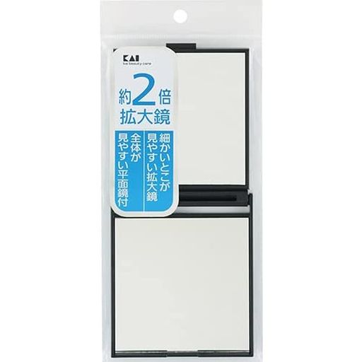メイク 商品サイズ (幅x奥行x高さ) :95mmx10mmx210mm 原産国:日本 内容量:1個 材質:鏡 :ガラス本体:スチロール樹脂 ブラント名: 貝印(Kai Corporation)