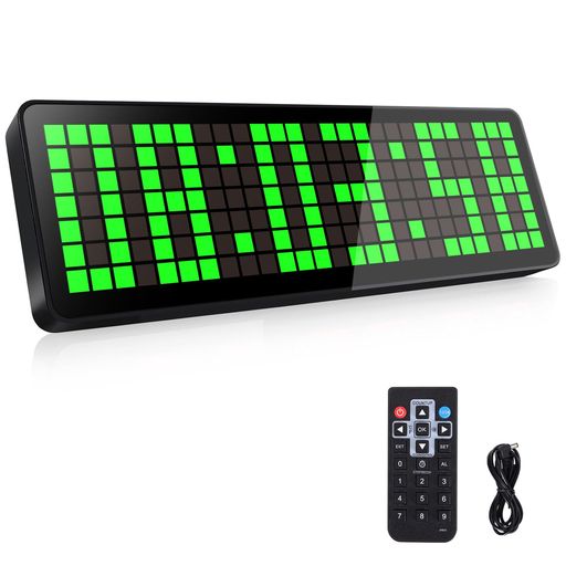 AnExerスポーツタイマーリモコン付き13.2インチジムタイマー3.3インチ大字トレーニングタイマーストッ..