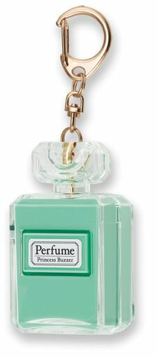 防犯ブザー大音量かわいい香水GE086MBアスカミントブルー水色小型85dB防犯プリンセスおしゃれ小学生女..