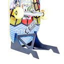 SkaterTrainer折り紙スケートボードスタンドとポータブルスケートディスプレイブラック