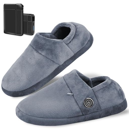 電気スリッパ速暖フットウォーマーコードレス2個バッテリー付き(8000mAh)日本製ヒーター両面発熱 ...