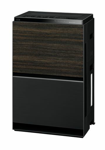 パナソニック加湿空気清浄機ナノイーX48兆エコナビ搭載手ごわい花粉を抑制し、パワフルに吸引~40畳木目調F-VXW90-TM