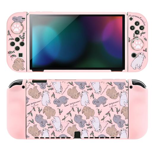 DLseegoSwitchOLEDケースSwitchOLED分体式カバーSwitch有機elモデル用カバースイッチ有機elモデルカバー全面保護軽薄量滑り止め汚れ防止耐衝撃着脱簡単TPU製アナログスティックカバー DLseegoSwitchOLEDケースSwitchOLED分体式カバーSwitch有機elモデル用カバースイッチ有機elモデルカバー全面保護軽薄量滑り止め汚れ防止耐衝撃着脱簡単TPU製アナログスティックカバー