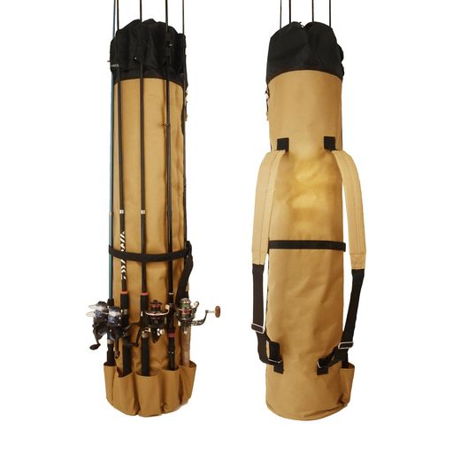 GUNSEEDロッドケース釣りバッグ両肩掛け竿ケースポータブルフィッシングバッグ110cm竿袋大容量両肩掛け..