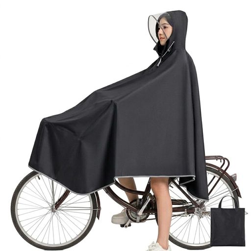 [Facecozy]男女兼用レインコート自転車レインコートレディースレインポンチョ自転車用レインコートレディース軽量防水撥水通勤カッパリ..