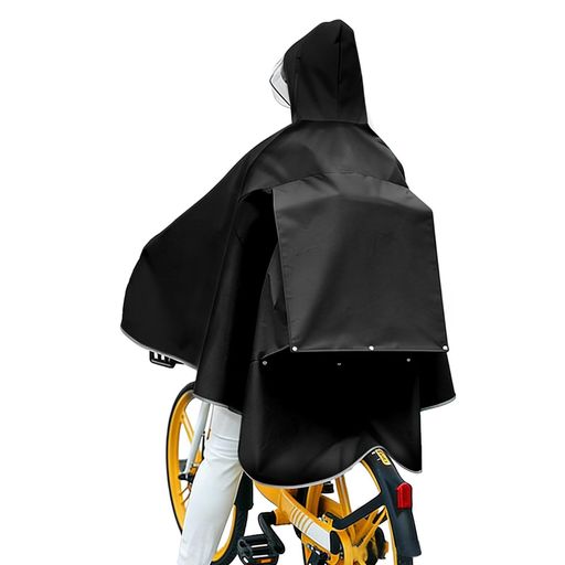 [Mekenntn]レインコートポンチョ自転車レディース軽量防水レインポンチョかっは雨具反射材付きで透明バイザー二重ツバ付き雨合羽メンズ..