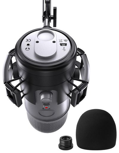 Etour Blue Yeti 対応 マイクショックマウント BM400 シリーズ ナノマイクに対応 振動防止 メーカー2年保証 ブラック