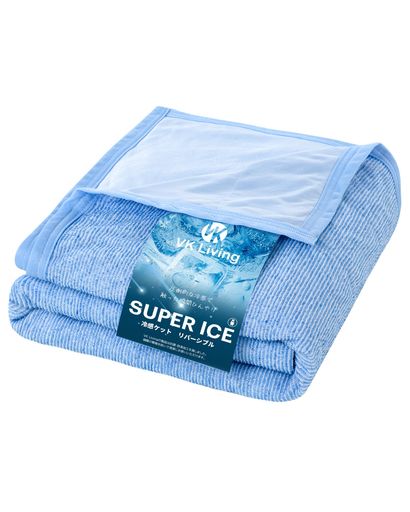 🆒【VKSUPERICE糸冷感繊維(2026年新型)】2026年モデルは新たにPE素材追加、冷感機能さらにアップ。寝床内気候が温度33プラスマイナス1°C、相対湿度50プラスマイナス5%の範囲であれば、快適な睡眠が得られている。VKSUPERICE系は3本のナイロン冷感繊維と1本の業界トップクラスのPE冷感繊維を加えて、極細繊維で無数の空気の逃げ道がてき、蒸れにくく、冷感を加速させます。瞬時冷感だけでなく、持続冷感を実現!科学の力で体の温度調節を促し、朝までサラサラ。 🆒【リバーシブル】冷感&amp;タオル地:寝返りのたびに心地良いひんやり感が伝わり、寝苦しい夜にもひんやりとした感触をお楽しみいただけます。冷房との併用でさらにひんやり!やわらかパイルの素材を使用していますので、吸湿・速乾・通気!汗をかきやすい夏でもさらっとして快適にご使用いただけます。 🆒【冷感生地グラム数を30%増加】薄物特有のペラつきがなく、シルクのようななめらかさと上品な垂れ感が得られます。高密度設計により体熱を効率的に分散・放散し、冷感がより長く持続。さらに耐摩擦や耐久性に優れています。 🆒【エアロ繊維の制菌】 湿気や汗でジメジメする夏は、菌が繁殖しやすい季節です。