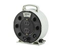 ハタヤ(HATAYA)コードリール小型屋内用ホームリール100V型手動巻5m太さ1.25mm2コンセント2個温度センサー内蔵(電線溶解防止機能)軽量コンパクト持...