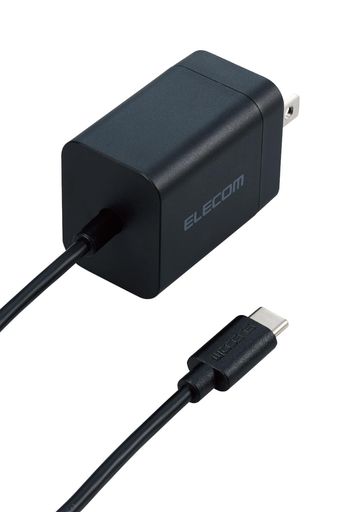 エレコム充電器Type-Cケーブル一体型1.5mUSBPD対応20WPSE認証品GaN採用折りたたみ式プラグブラックMPA-ACCP6920BK エレコム充電器Type-Cケーブル一体型1.5mUSBPD対応20WPSE認証品GaN採用折りたたみ式プラグブラックMPA-ACCP6920BK