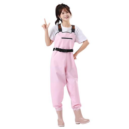 [RemeeHi]女性用ウェーダーレディース釣り完全防水透湿胴長靴おしゃれ軽量快適渓流釣り潮干狩り漁業田..