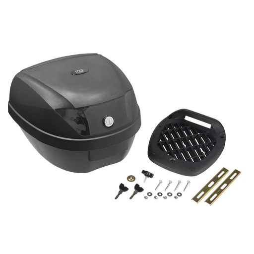 [BIKEPARTSCENTER]バイクボックスMOTOGOODリアボックスブラック/ブラック25L907939ブラック