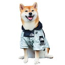 REEYAMドッグウェア犬用レインコート雨具カッパマジックテープフード付き脱着簡単ワンちゃん服リード穴有り調整ゴム付き梅雨対策小型犬中型犬大型犬通気可愛い軽い散...