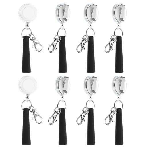 PATIKIL引き出し可能なペンホルダー8個セット引き出し可能なペン・鉛筆ホルダー弾性シリコングリップ鉛..