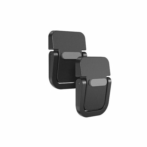 LUYINGノートパソコンスタンドミニステルスベイ人間工学貼り付け型折り畳み式フットヒート亜鉛合金製耐..