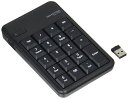 エレコムUSB-Aテンキーワイヤレス(レシーバー付属)メンブレン1000万回高耐久ブラックTK-TDM017BK