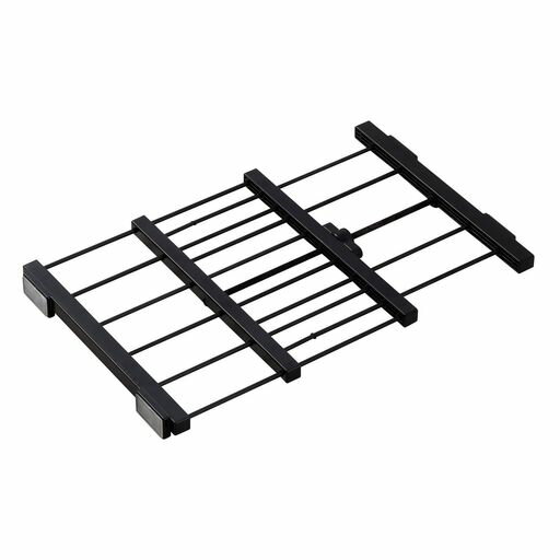 平安伸銅工業HEIANSHINDOつっぱり棚隙間収納ワイドブラック取付幅28.5~43cm耐荷重2kgSMR-24B(3)