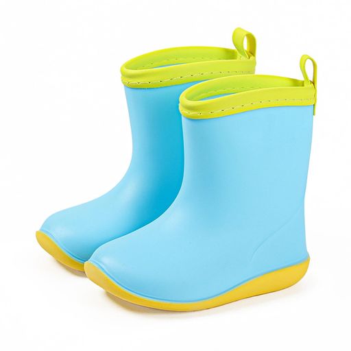 [Mishansha]キッズレインブーツ雨靴ショート子供用レインシューズ防水軽量柔らかい通園通学梅雨対策20...