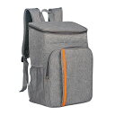 Leechatwin保冷リュック大容量クーラーボックス保冷バッククーラーバック36L/20L/17L折り畳み式保温保冷防水極厚断熱材アウトドアキャンプピクニック通勤買い物LCW0328(グレー20L)