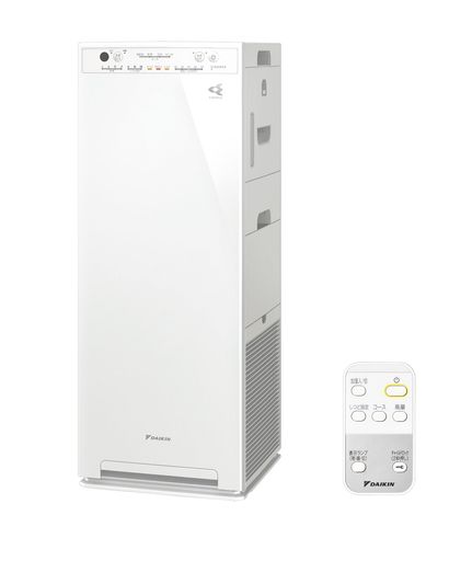 ダイキン【ウイルス対策】加湿空気清浄機2025年モデルMCK555A-W25畳10年間フィルター交換不要ストリーマスリム静音お手入れ簡単スピード吸込壁際設置節電...
