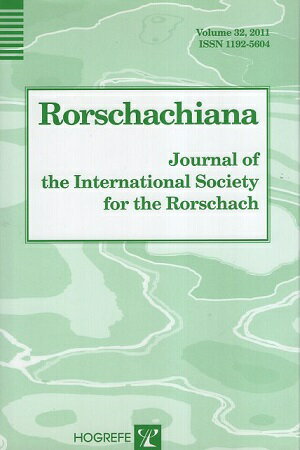 yÁzRorschachiana 2011: Journal of the International Society for the Rorschach / Sadegh Nashat ҏW / Hogrefe & Huber Pub