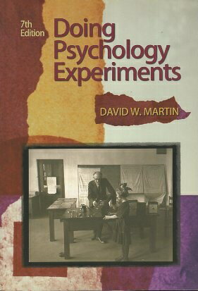 楽天心理学の古本屋たむら書房【中古】Doing Psychology Experiments 7th Edition ペーパーバック / David W. Martin / Wadsworth Pub Co
