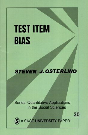 【中古】Test Item Bias (Quantitative Applications in the Social Sciences) / Steven J. Osterlind ..