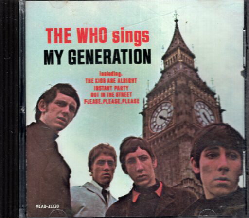 楽天心理学の古本屋たむら書房【中古】【CD】Sings My Generation 輸入盤 / ザ・フー / MCA MCAD-31330