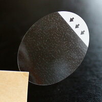 剥がしやすい封印シール楕円40×30mm（200枚入）一部のり無し透明業務用封印シール【20シート入（1シートに10枚）】日本製