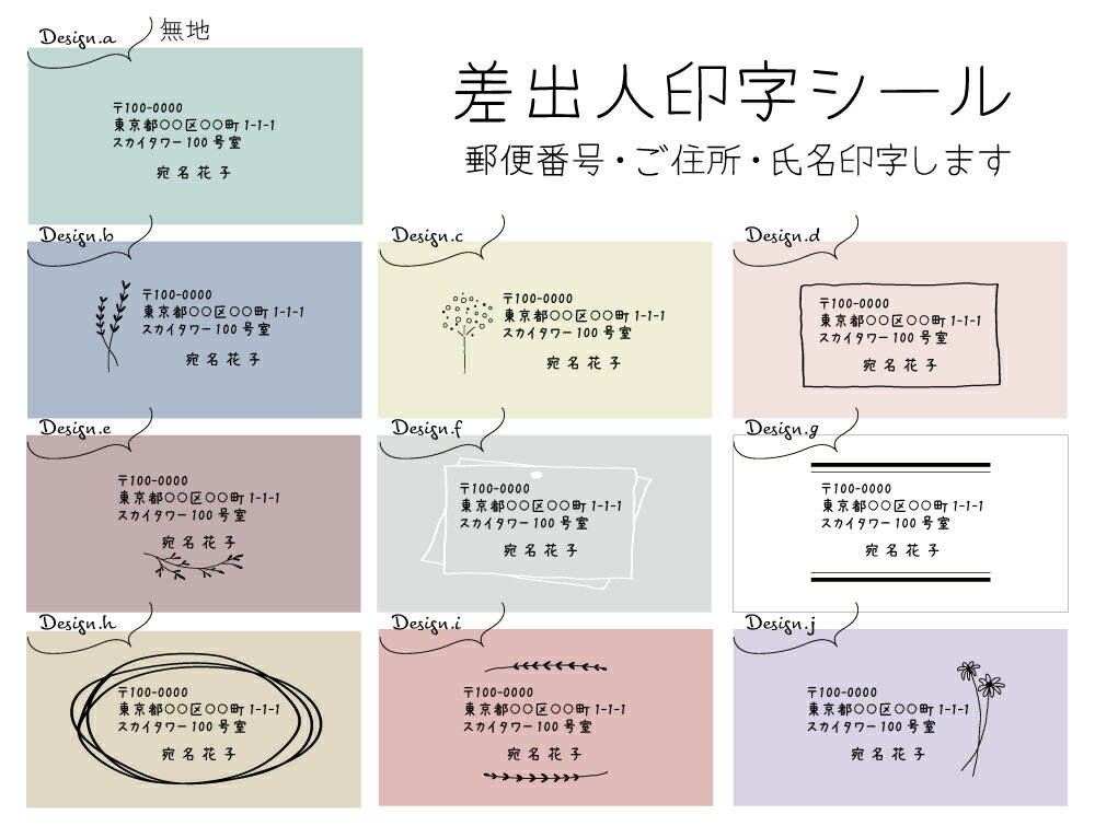【名入れ】差出人シール 枚数選べる サイズ：66×33.9ミリ/85×45ミリ郵便番号・ご住所・氏名を印字いたします差出人ラベル 差出人ラベルシール メルカリ フリマでの発送にレーザープリンタでの印刷なのでにじまない！
