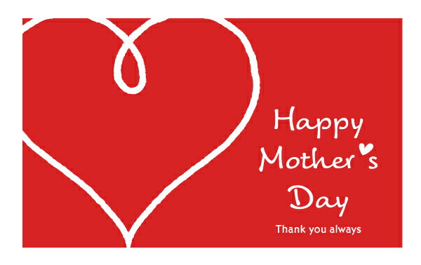 母の日カード_002サイズ/枚数選べます名刺サイズ 91×55mm/写真L版サイズ89×127mm 選べます母の日 ラッピングに ギフトカード