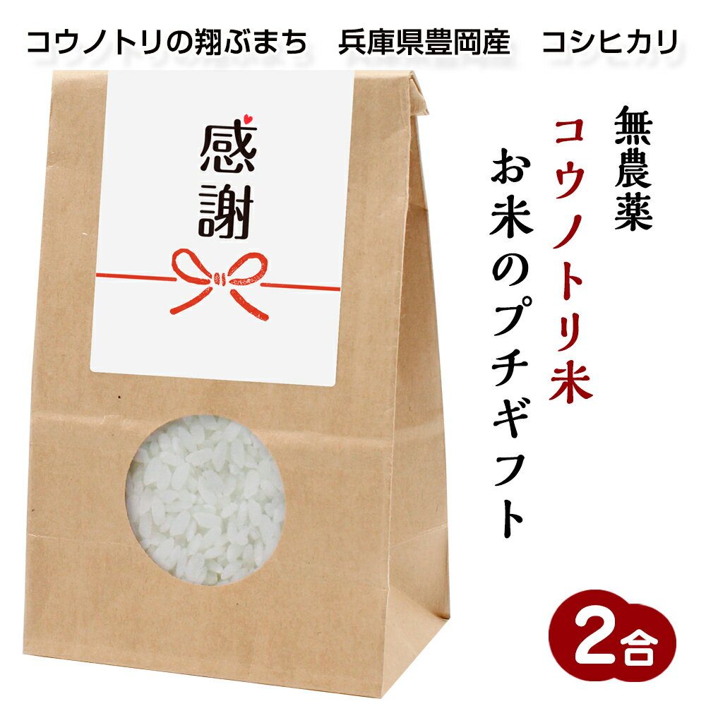 お米のプチギフト無農