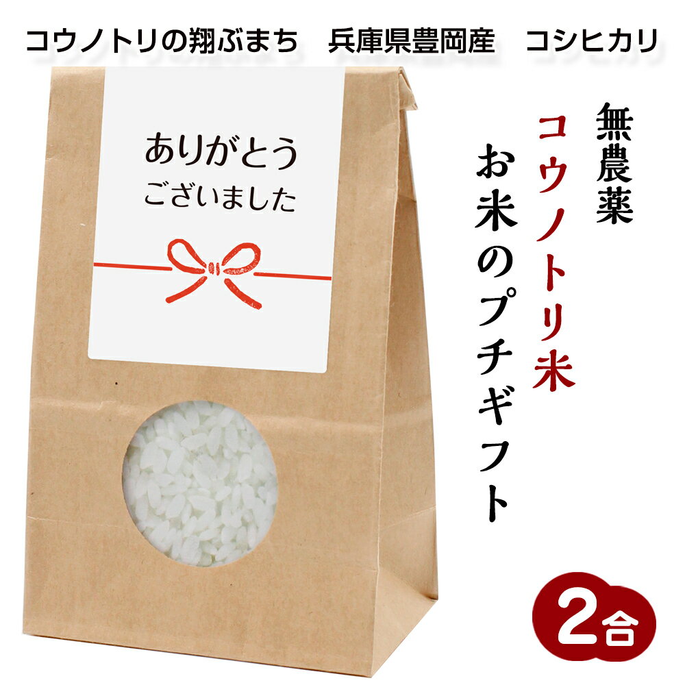 お米のプチギフト無農