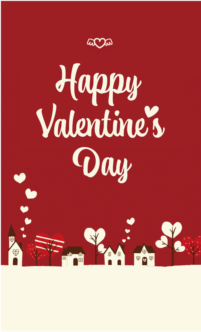 バレンタインカード v-004 枚数ご選択下さい 名刺サイズと写真L版サイズが選べます