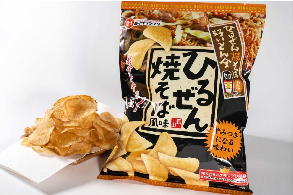 ひるぜん焼そば風味ポテトチップス 岡山 お菓子 お取り寄せ 岡山県 グルメ ひるぜん好いとん会 B-1グランプリ ポテトチップス ポテチ ..