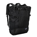 【エントリー限定★ポイント5倍!11/9 1:59まで】PATAGONIA〔パタゴニア バックパック〕LW Travel Tote Pack 22L〔BLK〕/48808