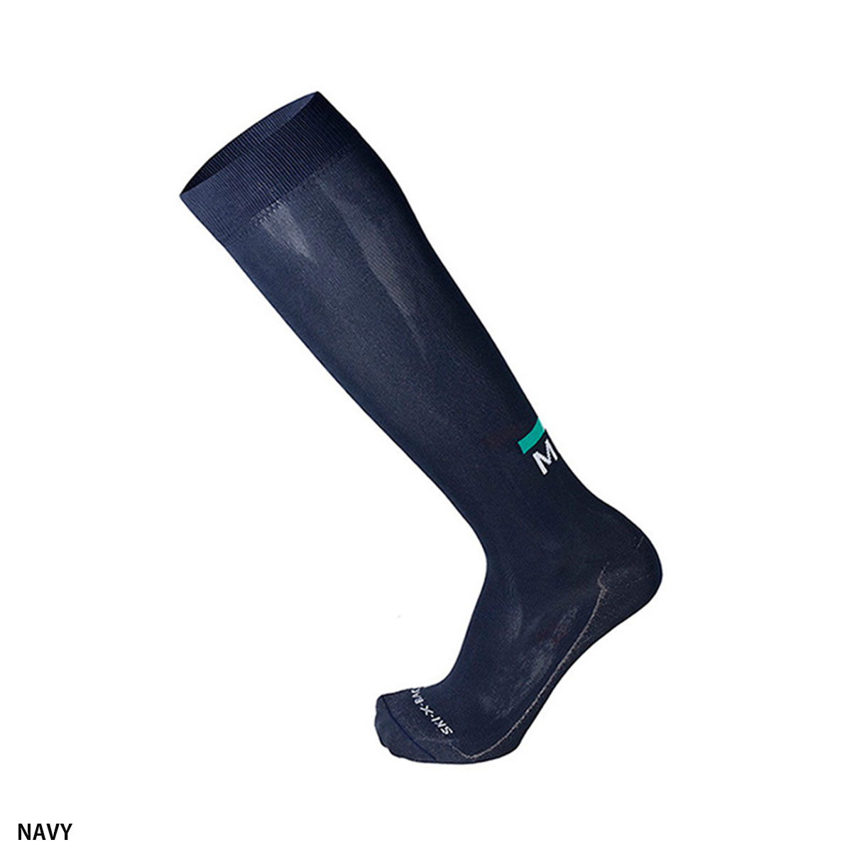 MICO SOCKS 〔ミコ ソックス スキー靴下〕 1640 X-RACE Extra-LIGHT〔極薄〕/ ネイビー〔NAVY〕