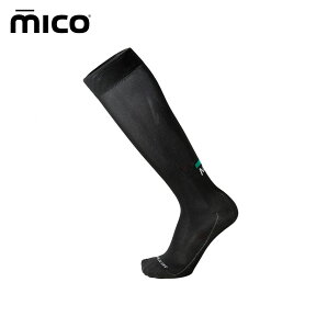 MICO SOCKS 〔ミコ ソックス スキー靴下〕 1640 X-RACE Extra-LIGHT〔極薄〕/ ブラック〔BLACK〕