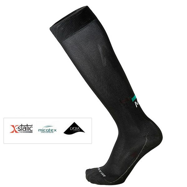 MICO SOCKS 〔ミコ ソックス スキー靴下〕 1640 X-RACE Extra-LIGHT〔極薄〕/ ブラック〔BLACK〕