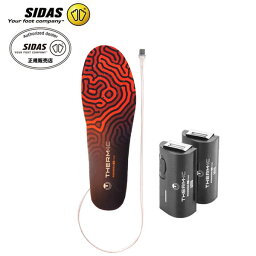 THERM-IC〔サーミック ヒート 3D インソール〕HEATED 3D INSOLES + HEATED INSOLES BATTERIES スキー 電熱式 インソール SIDAS シダス