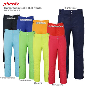 PHENIX〔フェニックス スキーウェア パンツ〕＜2019＞Demo Team Solid 3-D Pants PF872OB12【MUJI】〔SA〕【RSS】