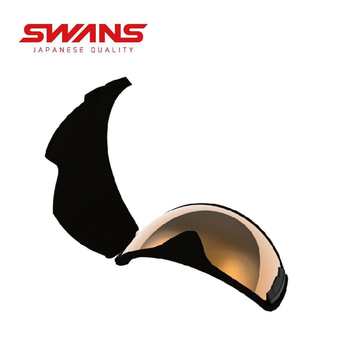レンズケース SWANS スワンズ ＜2025＞ A-133 スペアレンズケース〔ブラック〕 スキー スノーボード